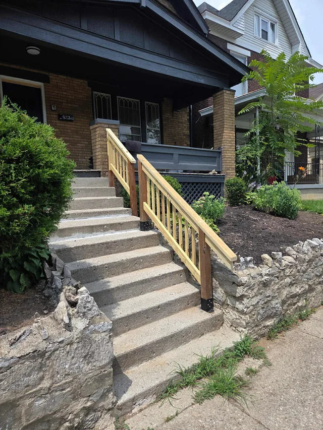 Stair handrail project
